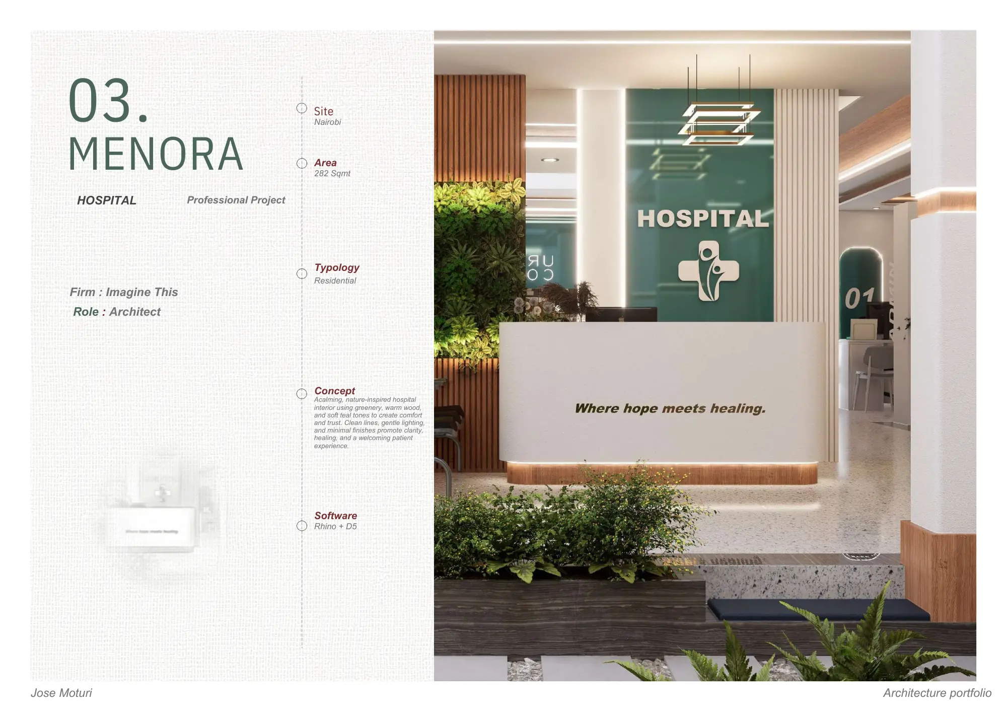 Menora — drawing and visualisation 01