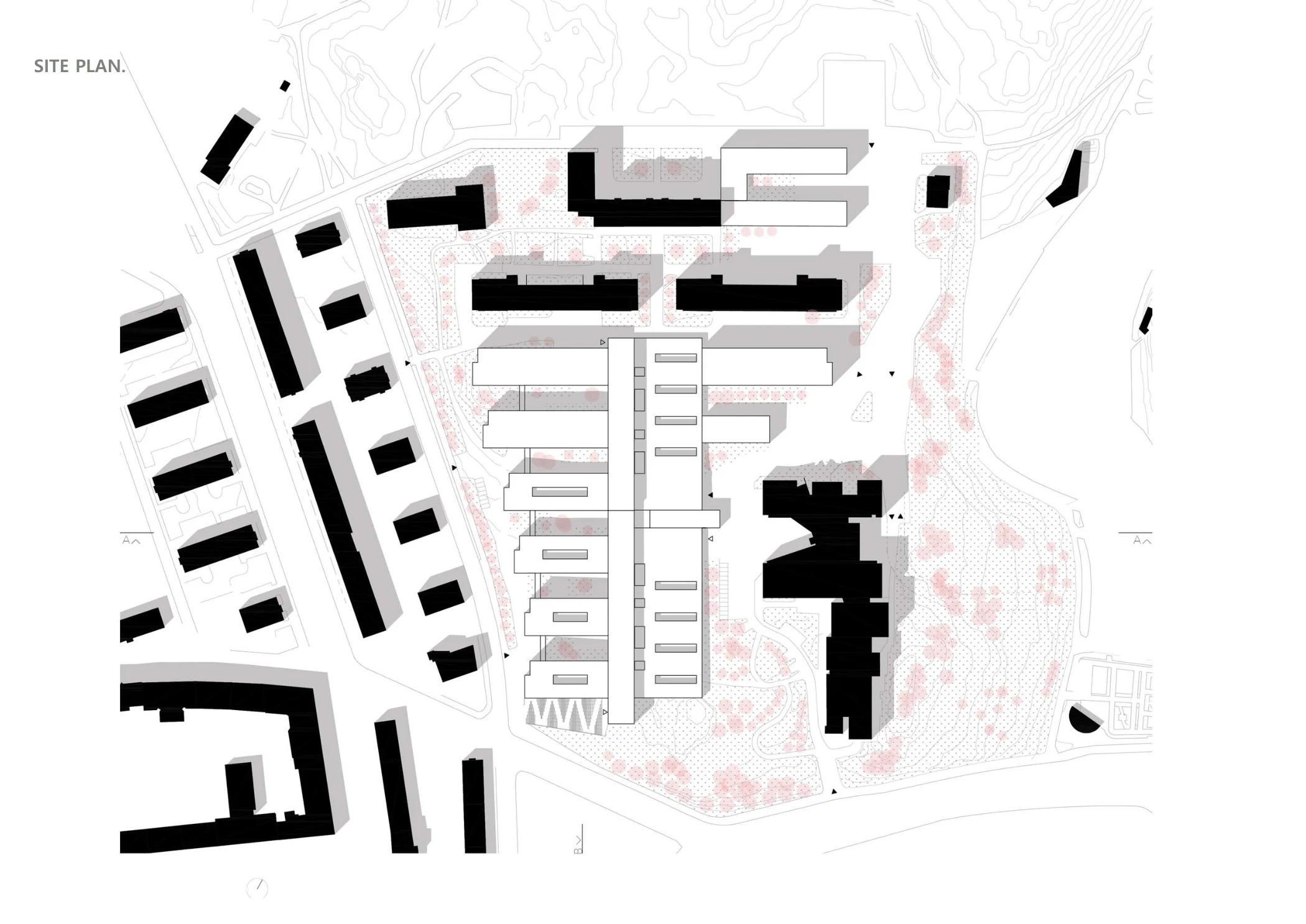 Hospital site plan