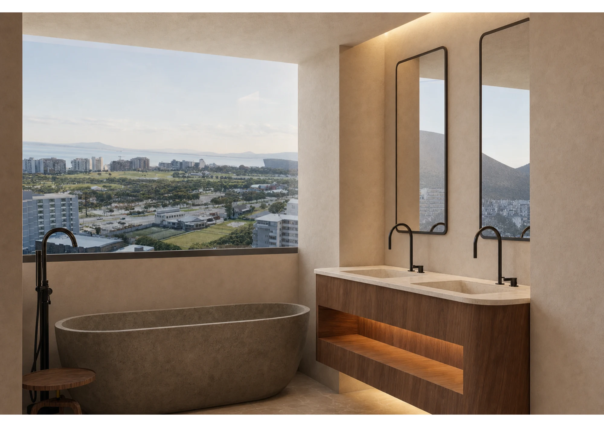 Bathroom and timber detailing