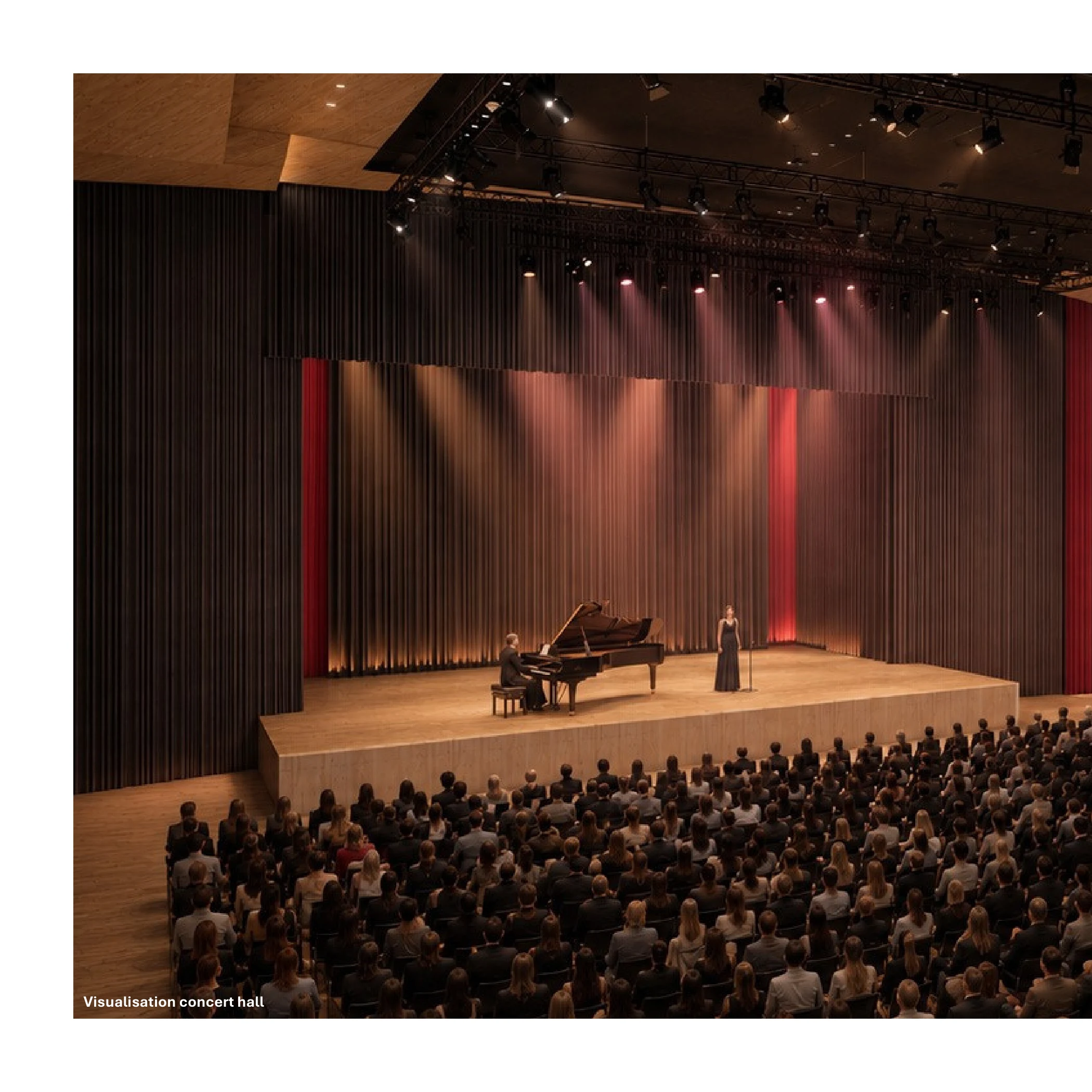Concert hall interior