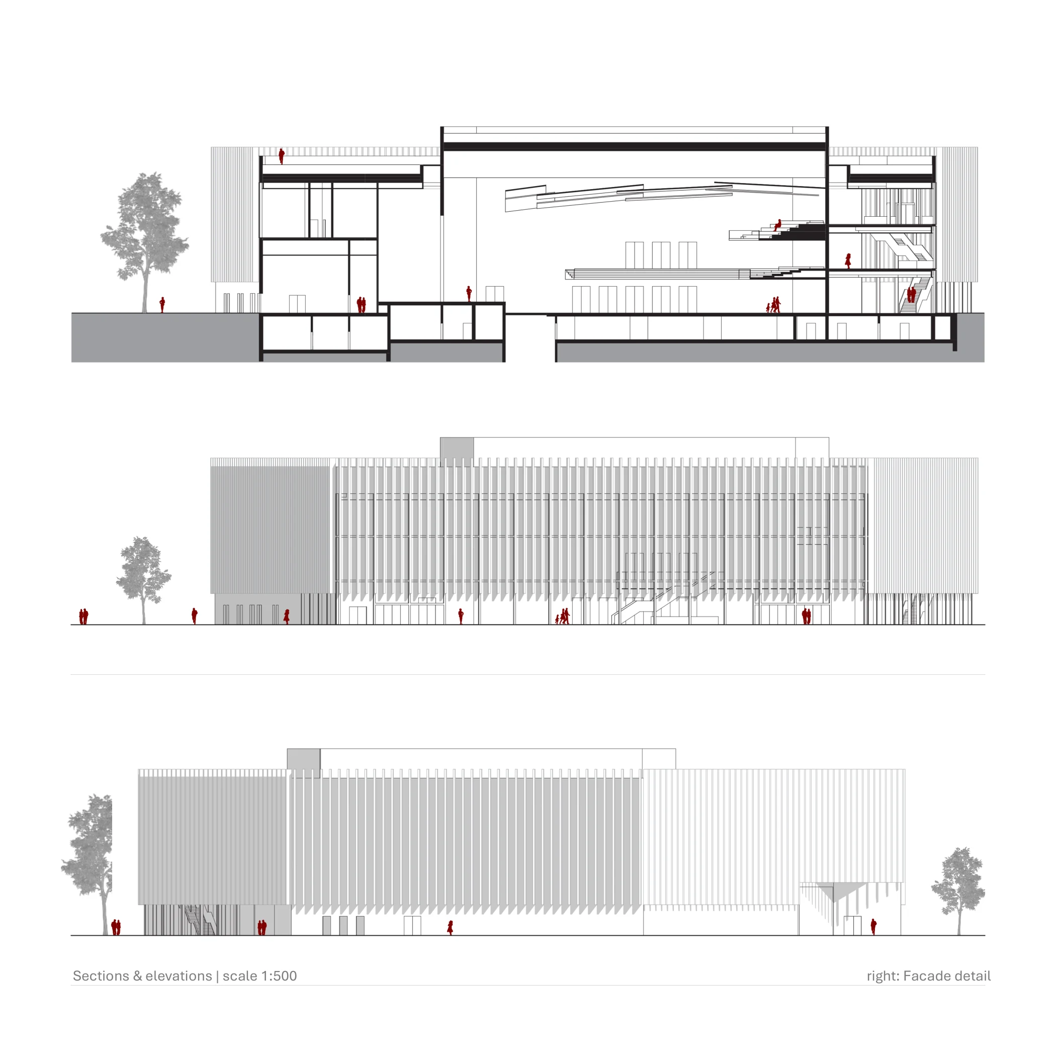 Façade detail and sections