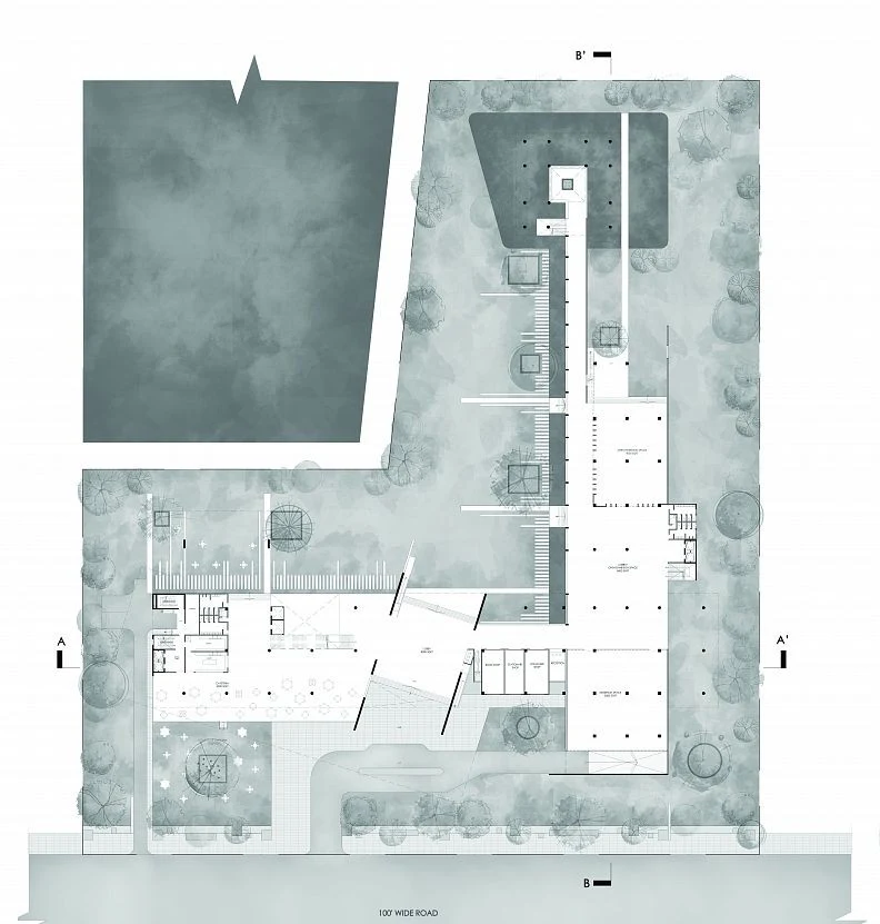 Sectional model